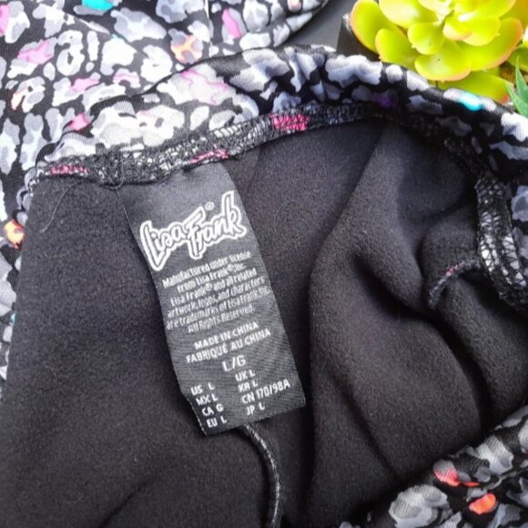 Lisa Frank Pants Children's Joggers Size Large Rainbow Leopard Print - Picture 3 of 16
